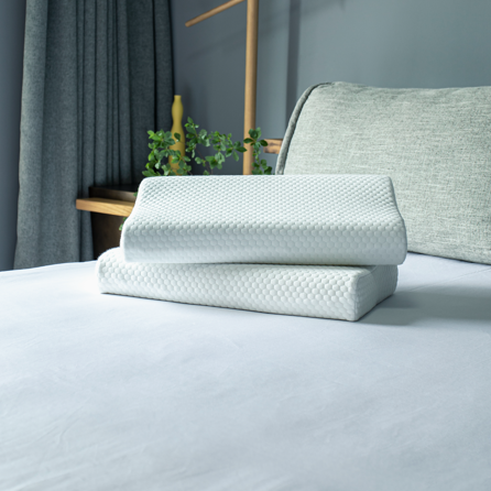 多尺寸人体工程学设计慢回弹波浪高低枕